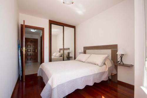 Postel nebo postele na pokoji v ubytování Los Molinos, con terraza