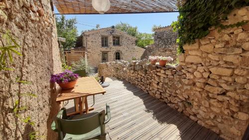 Αίθριο ή υπαίθριος χώρος στο Sous le Château