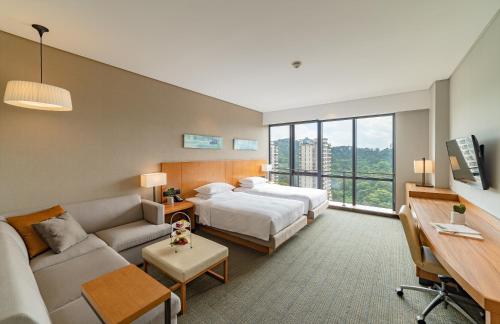 Μια τηλεόραση ή/και κέντρο ψυχαγωγίας στο Hyatt Place Foshan Lishui