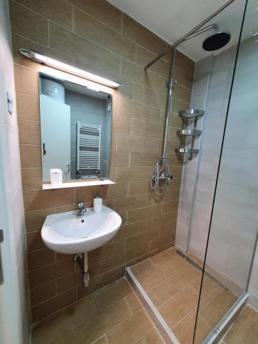 Ένα μπάνιο στο Filip&Yana Apartment