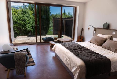 Postel nebo postele na pokoji v ubytování 4u Bed & Spa