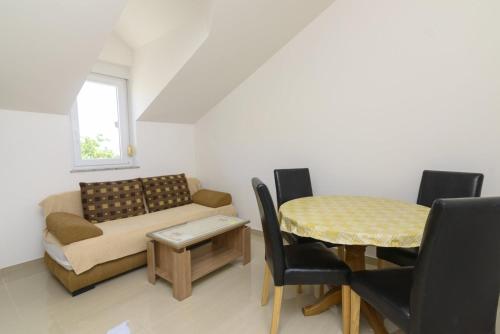 Χώρος καθιστικού στο Apartments Amix