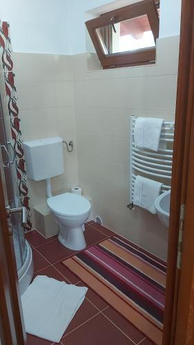 Koupelna v ubytování Casa Toth