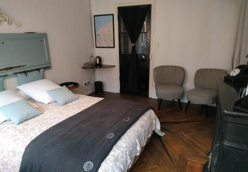 Llit o llits en una habitació de Chez Anne