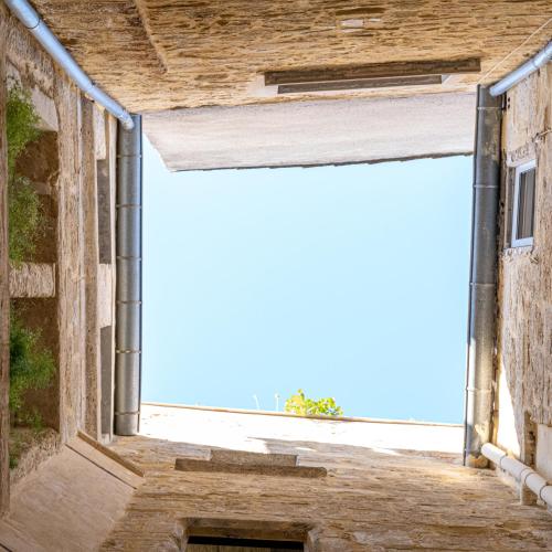 a view from the inside of a building at Design & Cosy - Centre historique Ecusson in Montpellier