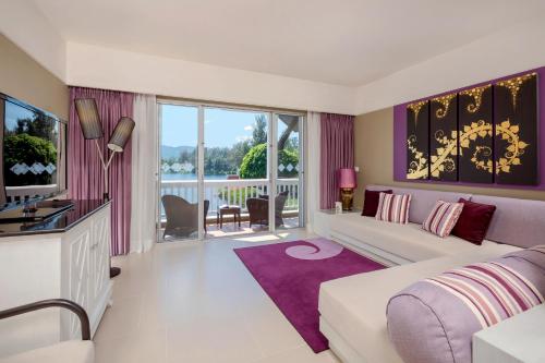 Χώρος καθιστικού στο Angsana Laguna Phuket