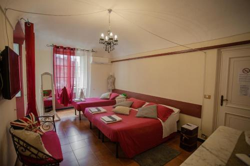 Ruang duduk di Antico Pozzo Bed and Breakfast