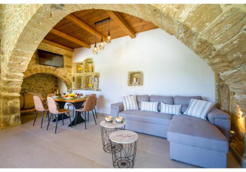 Χώρος καθιστικού στο Villa Arietta