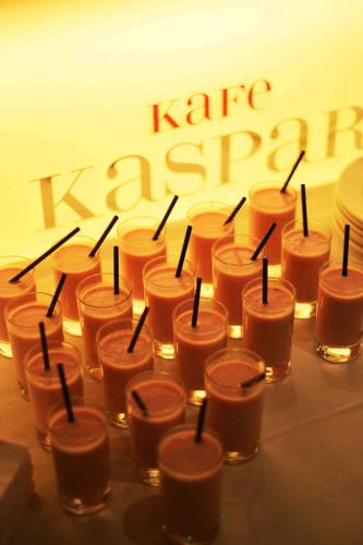 a group of small candles with sticks in them at Hotel Hafnia in Tórshavn