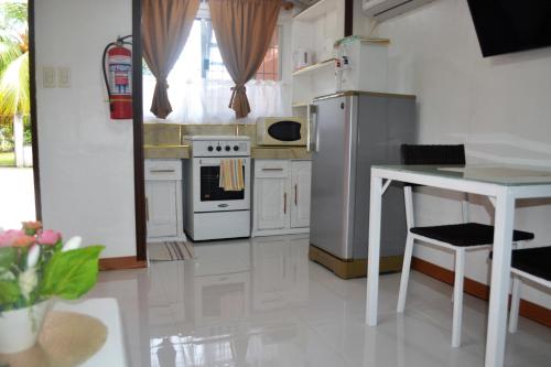 Kuchyň nebo kuchyňský kout v ubytování Villa Prescilla