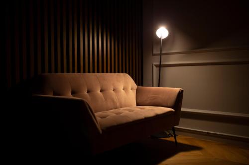 Area soggiorno di Muse luxury rooms