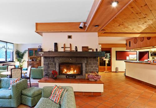 Гостиная зона в Hotel Santa Caterina