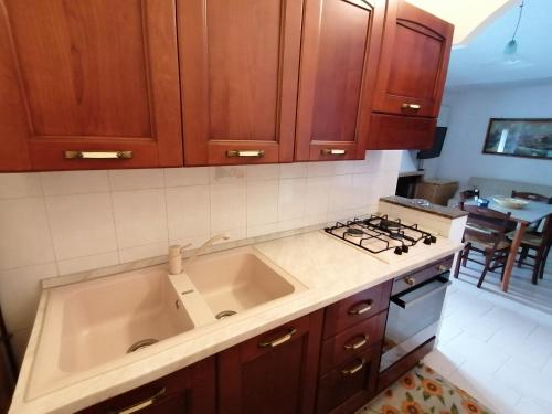 Kuchyň nebo kuchyňský kout v ubytování Casa Vacanze BORGO VECCHIO