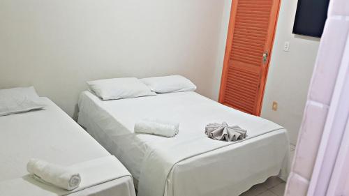 Postel nebo postele na pokoji v ubytování Pousada Manaíra Buena Playa