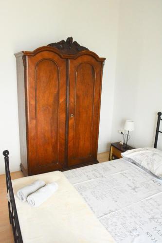 Ένα ή περισσότερα κρεβάτια σε δωμάτιο στο apartman Klara