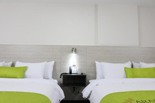 Arame Hotelにあるベッド