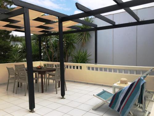 Μπαλκόνι ή βεράντα στο Aigialis Apartments & Studios