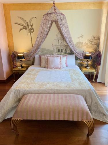 Ένα ή περισσότερα κρεβάτια σε δωμάτιο στο Hotel Boutique Valle de Oca