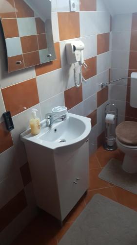 Bilik mandi di Hazanéző Panzió