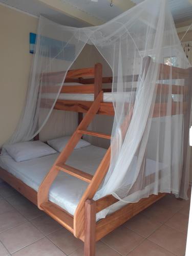 Postel nebo postele na pokoji v ubytování BLUE PARADISE