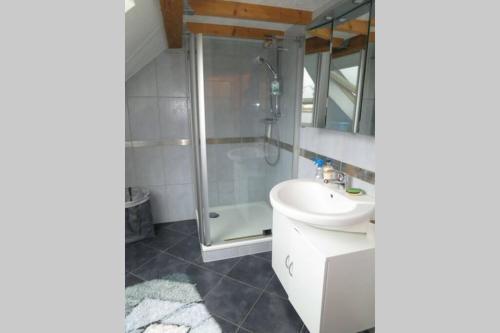 Koupelna v ubytování Ferienwohnung Roswitha in Blieskastel