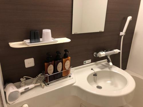 Bilik mandi di Hotel Route Inn Kesennuma Chuo Inter