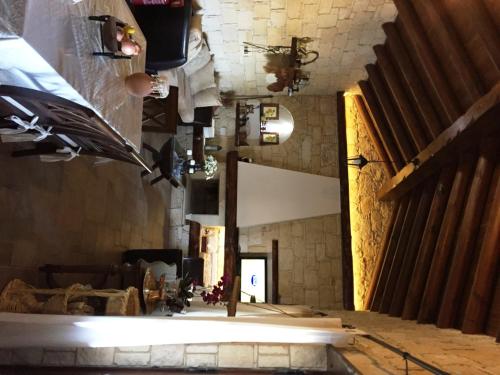 a view of a hallway in a building at Paradise Traditional House in Maroni