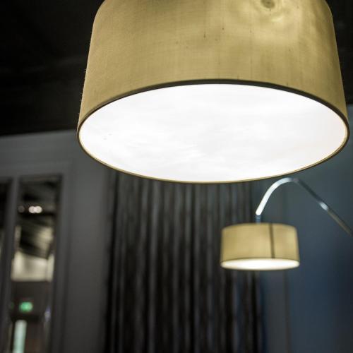a close up of a lamp in a room at Hotel Indigo Glasgow by IHG in Glasgow