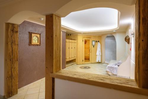 Koupelna v ubytování Hotel Ronce