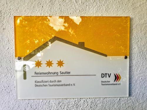 Sijil, anugerah, tanda atau dokumen lain yang dipamerkan di Ferienwohnung Sautter
