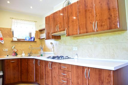 Dapur atau dapur kecil di Willa Pasja