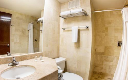 Ванная комната в Hotel Fenix