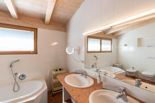 Koupelna v ubytování Apartment Stifter