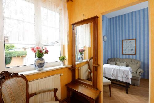 Postel nebo postele na pokoji v ubytování 5 Ackerstraße