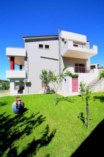 Jardín al aire libre en Villas metoxi