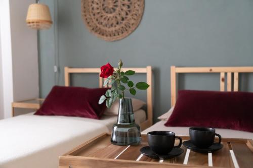 En eller flere senger på et rom på La Bastia - Bed & Soul