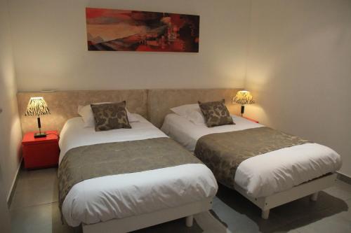 Cama o camas de una habitación en Résidence A Licetta