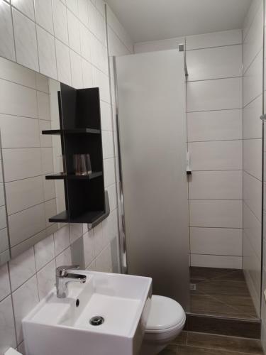 Koupelna v ubytování Landgasthof Braun