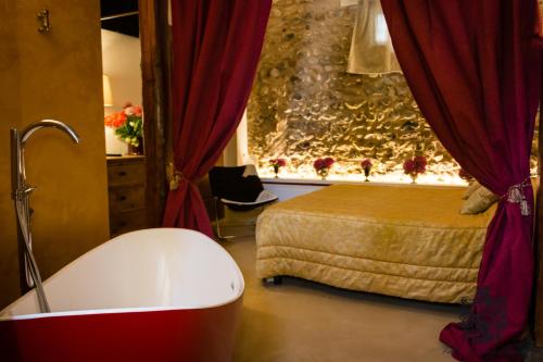 Phòng tắm tại Villa Verecondi Scortecci