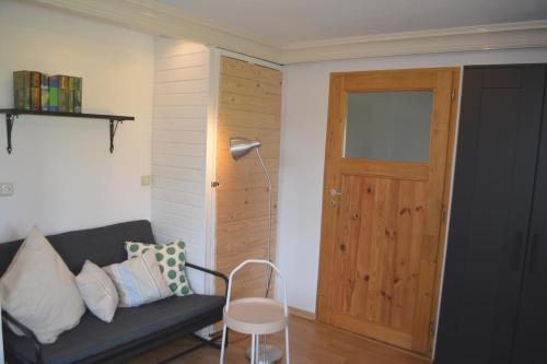 Χώρος καθιστικού στο Ferienhaus Grafenland