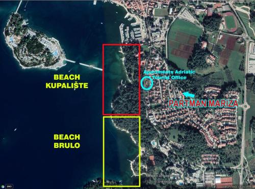 Apartment Mariza A4 plus 2 beds beach area of Porec