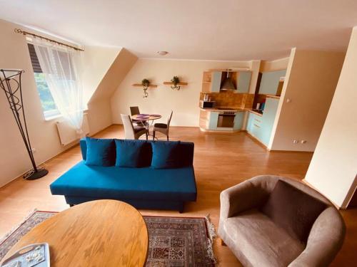 Posezení v ubytování Apartamenty przy Zamku