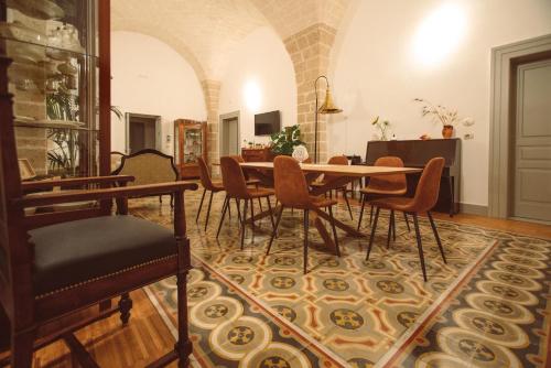 Posezení v ubytování Masseria Gagliardi