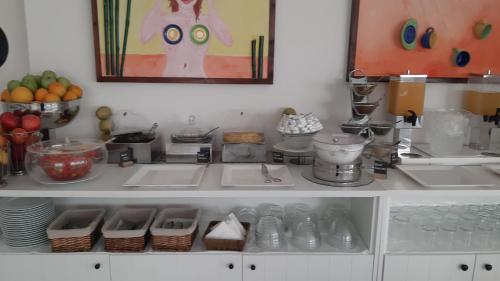 Kuchyň nebo kuchyňský kout v ubytování Sidari Beach Hotel
