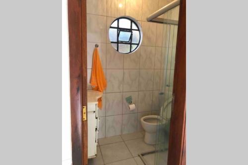Koupelna v ubytování Casinha de Campo bem localizada