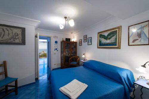 Letto o letti in una camera di Casa Bellina