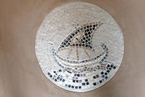 a mosaic floor with at TINOS AQUA PALAZZO in Tinos Town