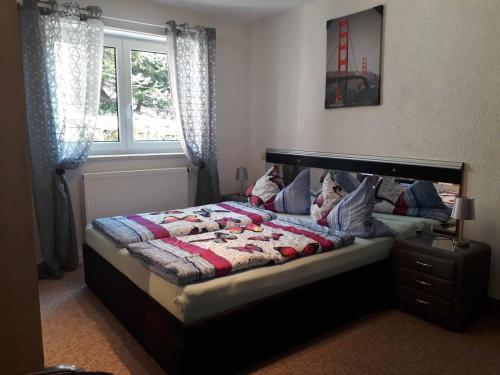 Voodi või voodid majutusasutuse Ferienwohnung Suetovius toas