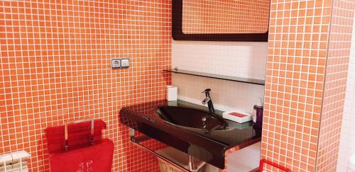 Phòng tắm tại Piso en Vigo 150m2 Hasta 7 huéspedes