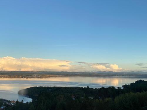 a view of a large body of water at Acacia Cliffs Lodge in Taupo